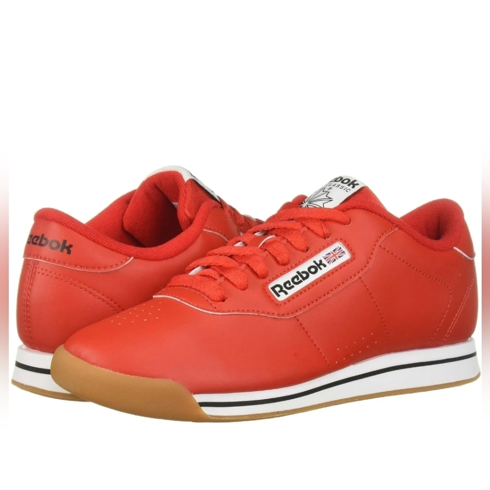 Reebok Princess Sneaker Color Red Gum Classic Running Size 8 Women's New,…